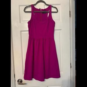 Cynthia rowley magenta sleeveless back zipper